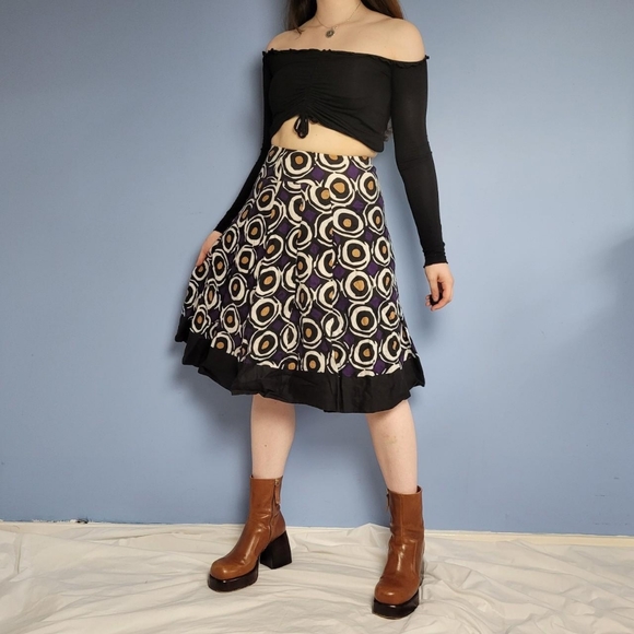 Hobbs purple midi skirt - Picture 5 of 8